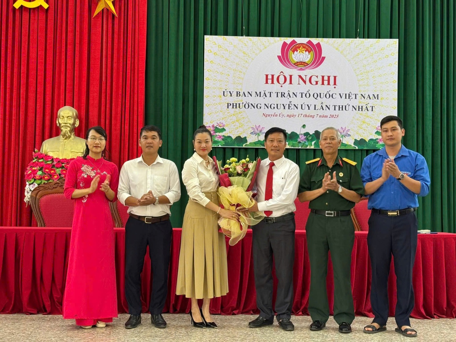 Hội nghị Uỷ ban Mặt trận Tổ quốc Việt Nam phường Nguyễn Úy lần thứ nhất